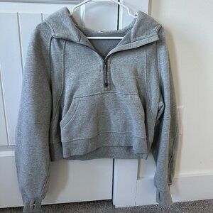 Lulu Lemon Scuba oversize half zip hoodie, size XS/S